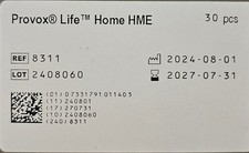 ATOS PROVOX 8311 LIFE HOME HME REF8311 Medical HME NEW (30 pcs) Exp 10/31/2027.