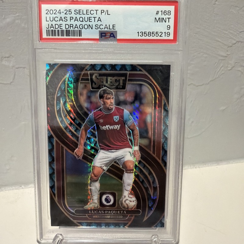 2024 Select Premier League Jade Dragon Scale Prizm 32/48 Lucas Paqueta #168 13ql