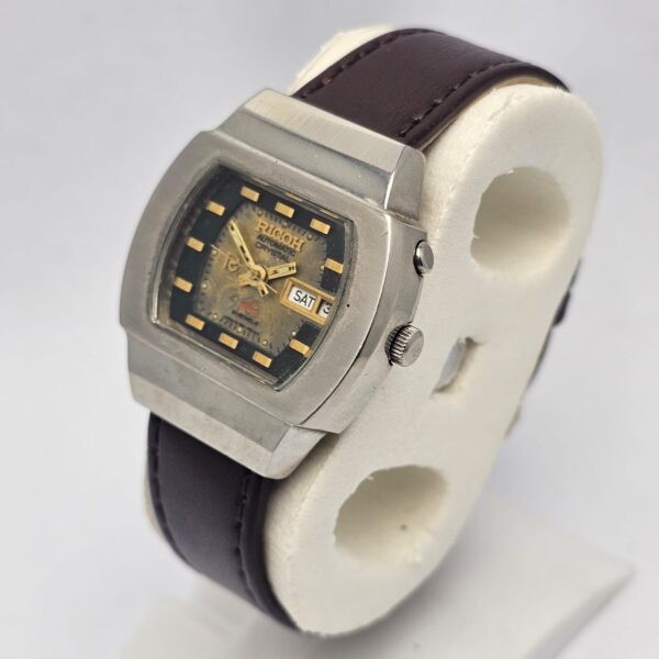 Ricoh Crystal Automatic 061554 Day/ Date Vintage Men's Watch | eBay