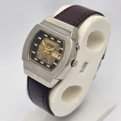 Ricoh Crystal Automatic 061554 Day/ Date Vintage Men's Watch | eBay