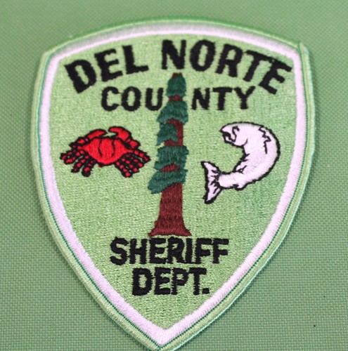 Vintage Obsolete DEL NORTE California SHERIFF DEPT. PATCH 70s-80s Era #338
