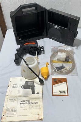 #ad Craftsman Sears Electric Airless Paint Sprayer W Carry Case Accessories Valves $15.24