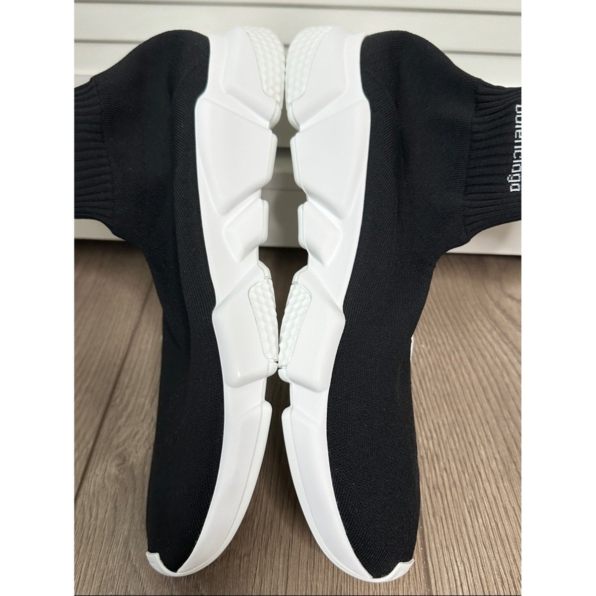 Balenciaga Adidas x Speed Trainer High Top Sneaker Black  display picture 2