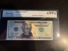 DBR 2004 $20 FRN Cleveland Fr. 2090-D Legacy 63 PPQ Low Serial ED00002648A