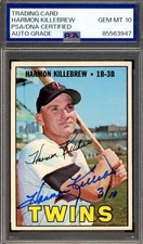 Harmon Killebrew Baseball Cards, Rookie Card and Autographed Memorabilia Guide 30