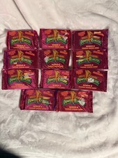 10 vintage 1994 Mighty Morphin Power Rangers Series 2 Premium Trading Cards