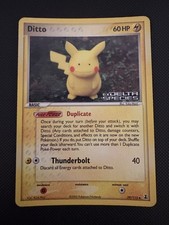 2005 Pokémon Ex Delta Species Ditto Pikachu 39/113 Reverse Holo Stamped MP on eBay