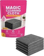 5 Pcs Thickened Magic Cleaning Cloth, Microfiber Streak Cleaning Cloths