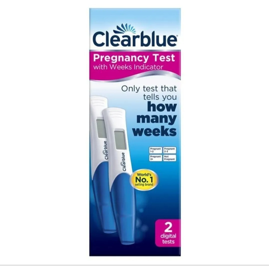 Clearblue Digital With Weeks Indicator Pregnancy test (2 test) Ship From US