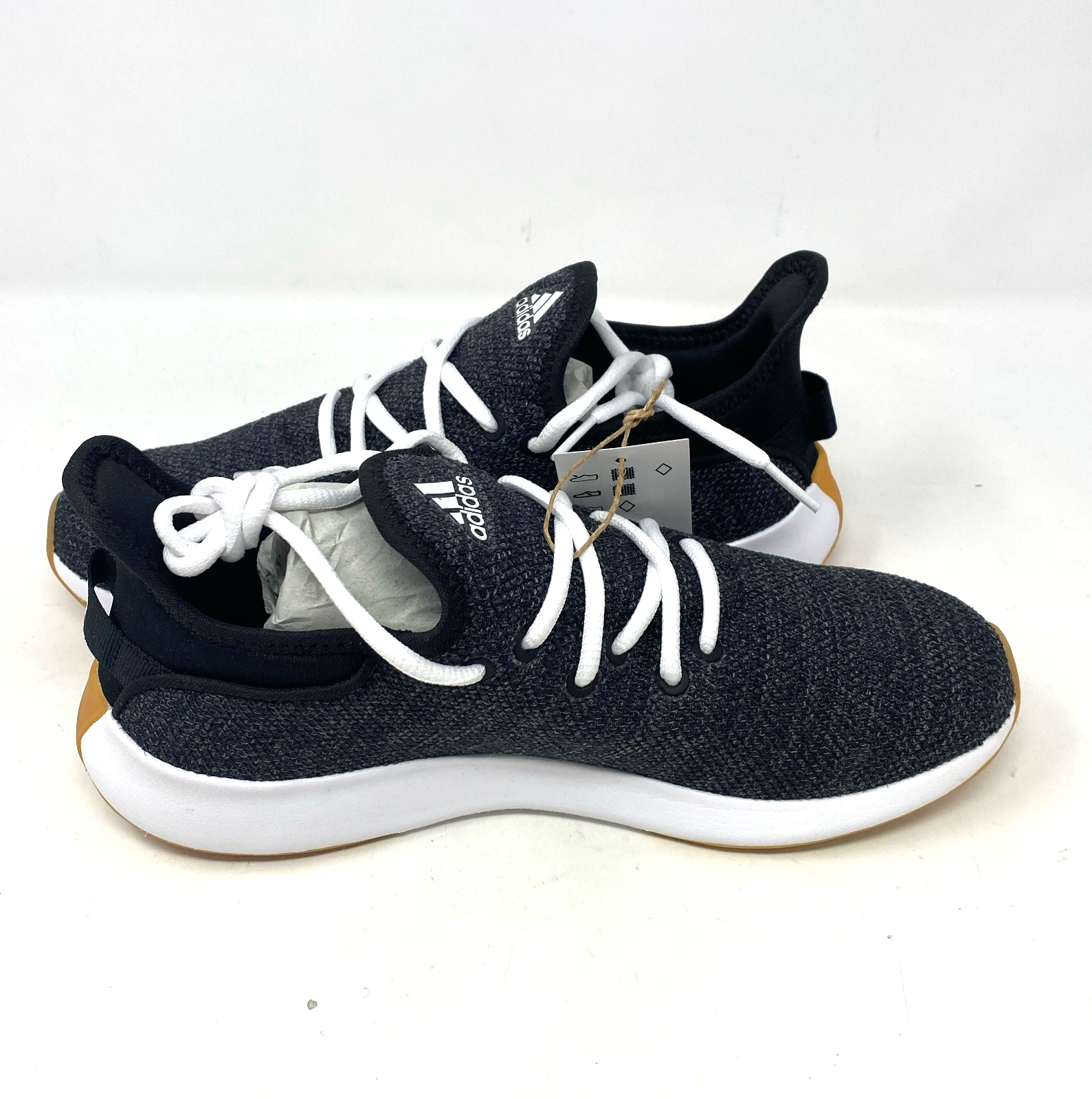 Adidas Cloudfoam Pure SPW Running Shoes Black White Womens Size 7.5