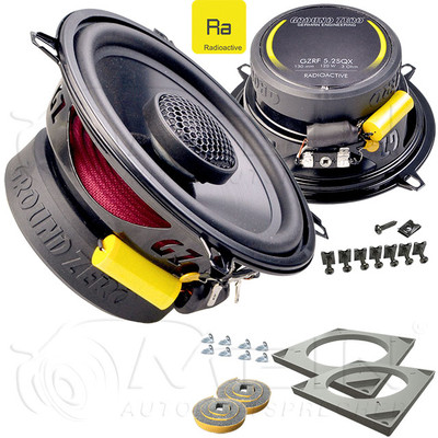 GROUND ZERO LAUTSPRECHER für AUDI 80 Cabrio B4 1991-2002 Heck Hinten 120W #BH0A