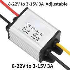 8-22V 3-15V 3A Adjustable DC Buck Converter Step-Down Voltage Regulator Module
