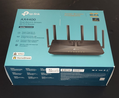 TP-Link Archer AX4400 Mesh Dual Band 6-Stream Router - Black OPEN NEW CONDITION