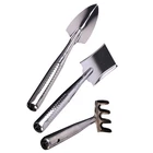 Stainless Steel Garden Tool Set Rake Spade Shovel Gardening Tools