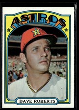 1972 Topps Dave Roberts NRMT/MT Set Break #360