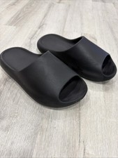Yeezy YZY YS-02 Slide Coal Black Men  s Size 11 Foam Sandals Kanye West