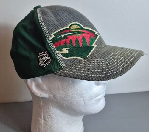 Minnesota Wild Reebok Center Ice Mens Fitted Hat L XL Multicolored