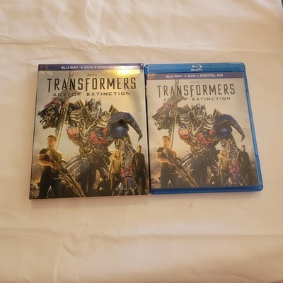 Transformers Age of Extinction Blu-ray DVD 2014 Michael Bay Mark Wahlberg