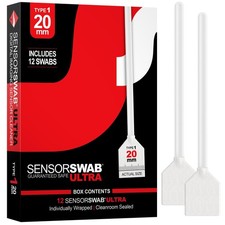 Sensor Swab Ultra 20mm Type-1 Digital Imaging Sensor Cleaner Swabs for Cleani...