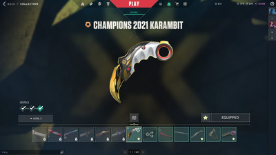 Valorant Account stacked / 2021 Champions knife / Arcane Sheriff /Full Access eu
