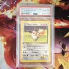 Lt. Surge's Eevee 51/132 Gym Challenge Uncommon Regular ENG 1st Ed PSA 8 2000
