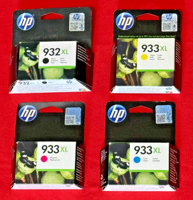 Original HP 932XL, 933XL Patronen je 1x Black, Yellow, Mag., Cyan Multipack