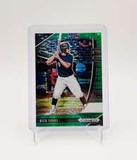2020 Panini Prizm Draft Picks Nick Yorke Green Pulsar Prizm #PDP17