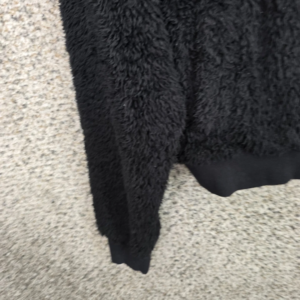 Lululemon Oh So Sherpa Half Zip Pullover Womens 10 Black Hooded Casual - Image 3 of 4