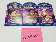 Disney Lorcana Shimmering Skies Booster Pack Lot 3 TCG Vanellope M Donald New