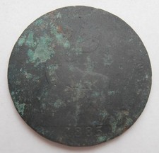 1885 HALF PENNY