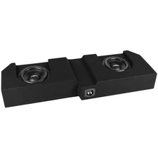 NEW DUAL 10" 1600W LOADED SUB BOX FITS 2019-2025 CHEVY SILVERADO CREW CAB