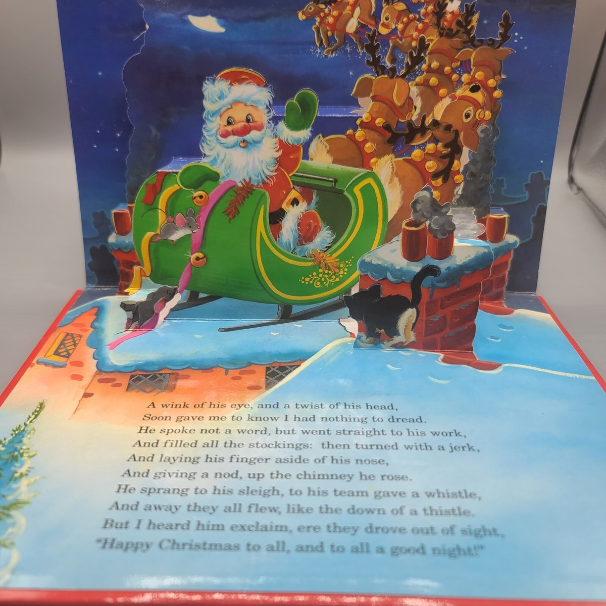 新品　未開封　The Night Before Christmas しかけ絵本 しかけつき絵本 First Stories T'was the Night Before