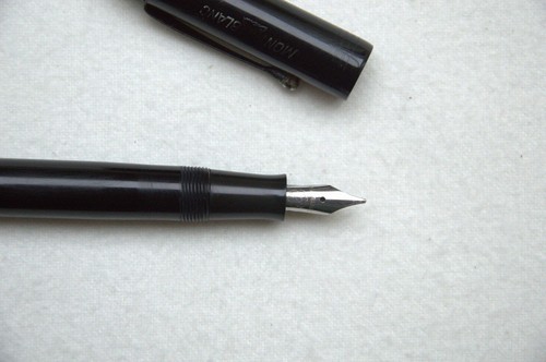 Montblanc 2. Weltkrieg Meisterwerk Simplo Druckknopf Füllfederhalter #2 Stahl Flex Neu im Karton - Bild 11 von 13
