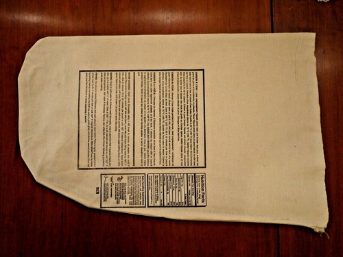 Vintage PIGGY COUNTRY PURED HAM, Schinktuch Tasche Sack, NEW Old Stock - Bild 5 von 6