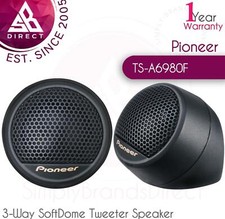 Pioneer TS-S15 3-Way Auto Softdome Hochtöner Lautsprecher│120W Max Power │