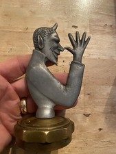 Devil Demon Radiator Cap Hood Ornament Auto Car Truck License Plate Home Decor