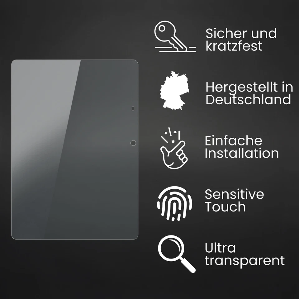 Bruni 2x Folie für Archos T101 HD3 WiFi Schutzfolie Displayschutzfolie - Bild 3 von 4