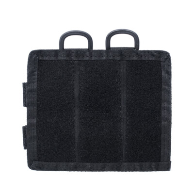 Hook & Loop Panel MOLLE Patch with Tactical EDC Pouch Kit Bag Converter Hook & Loop Panel MOLLE Patch with Tactical EDC Pouch Kit Bag Converter