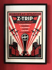 Shepard Fairey /OBEY Print Z-Trip European Invasion lmtd. na 350 sztuk z 2009 roku
