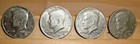 Lot of (4) 1972 D John Kennedy U.S. Half Dollar Coins, Circulated — photo 1