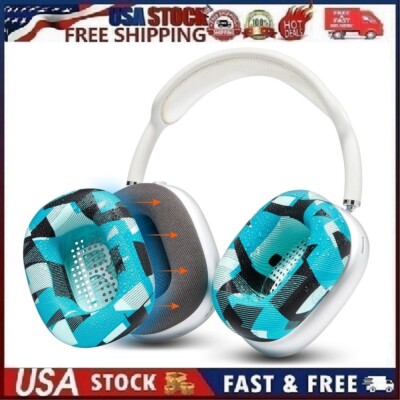 Wicked SweatZ Max Cushions Replacement Ear Pads For Apple Airpods Max Cyan  Prism