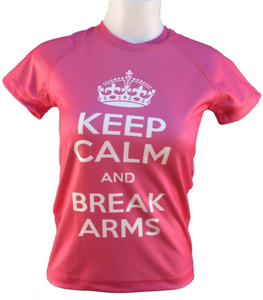 ALTRA Victory Sports T Shirt Maglietta Mantieni la Calma e Rompi le Braccia VSBTS12