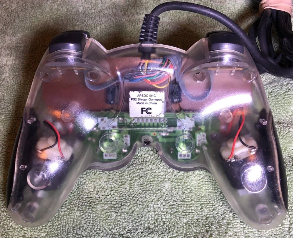 Mando Arsenal PS2 Transparente APSDC 101c Cableado Playstation 2 Foto 2 de 2