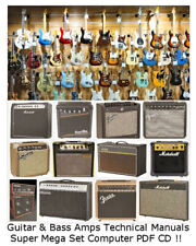 GUITAR Super Large Collection of Guitar Manuals Amplifier Manuals Schematics CD