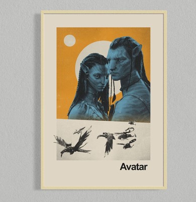 Avatar Mid Century Poster - Minimalist Movie Poster