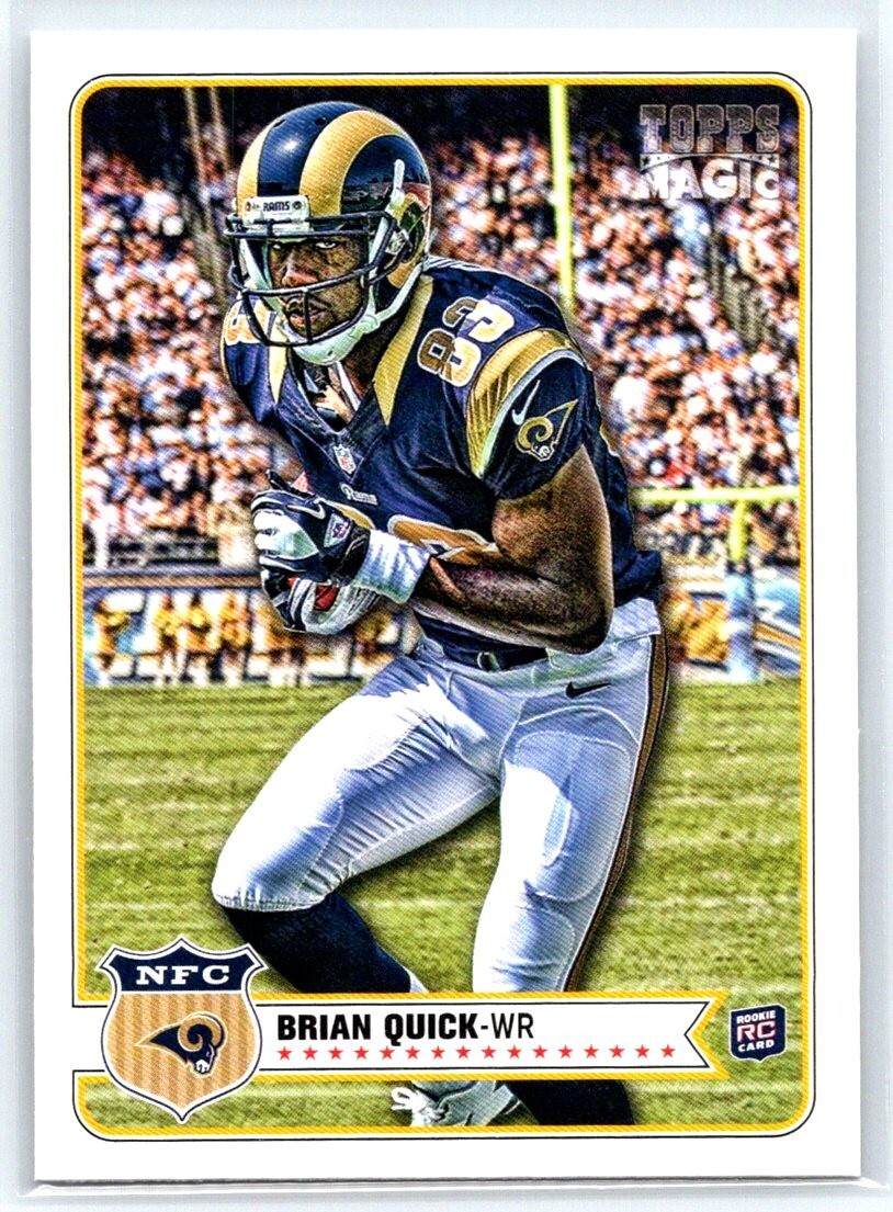 2012 Topps Magic - #135 Brian Quick (RC) Rams