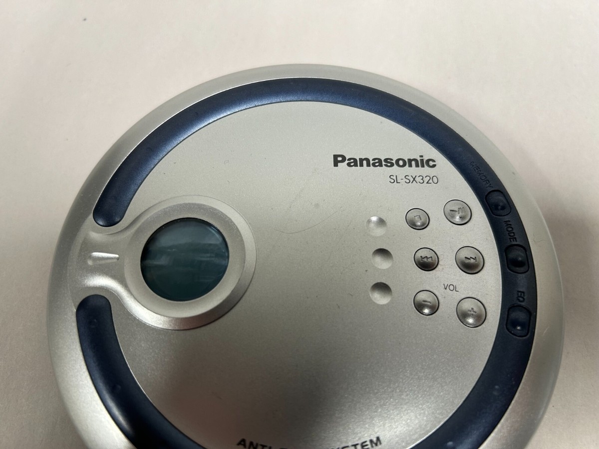 Vintage Panasonic SL-SX320 Portable CD Compact Disc Personal