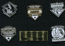 Chicago White Sox 6 Pin Lot 1 MLB Major League Baseball Ship USA only
