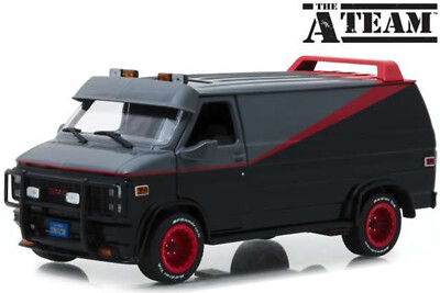 Greenlight 1:24 1983 GMC Vandura A-Team VAN grau/schwarz Modellauto