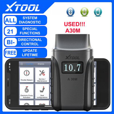  20% OFF USED XTOOL A30M Auto Full System OBD2 Scanner Diagnostic Tool For Car